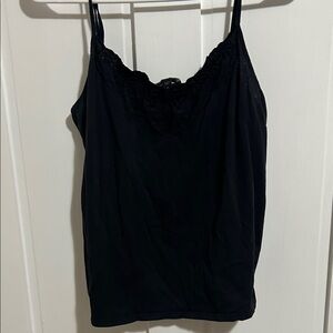 Express Black Lace Trim Camisole